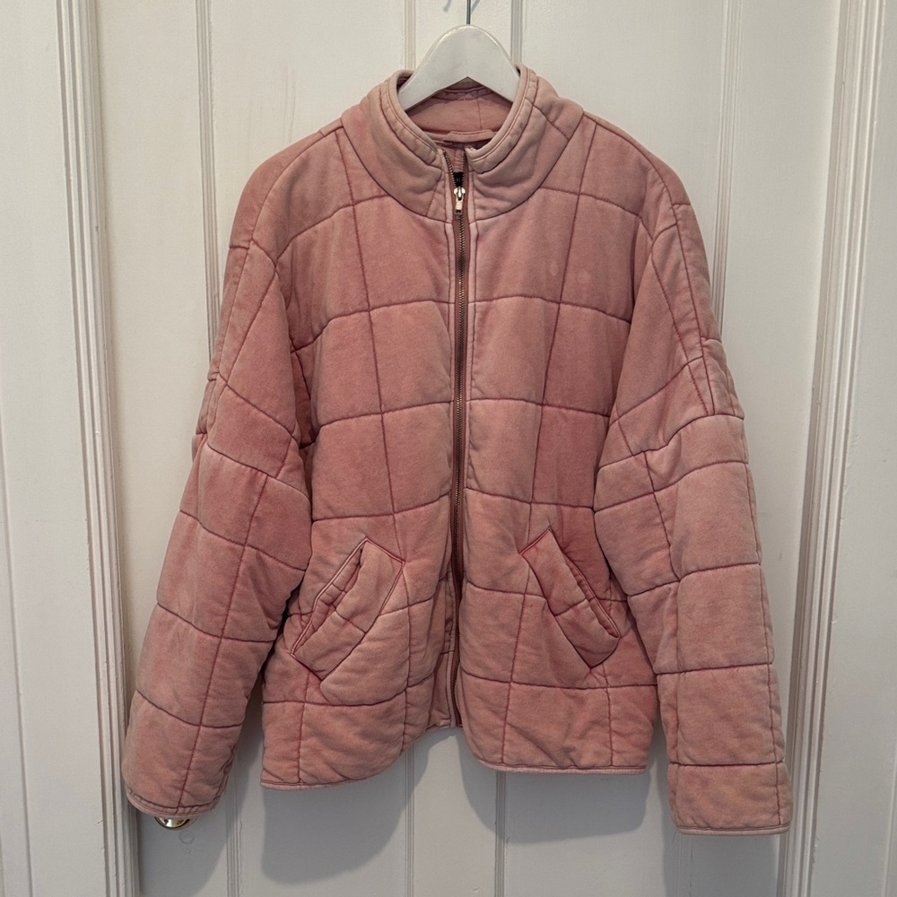 Forever 21 Pink Quilted Jacket